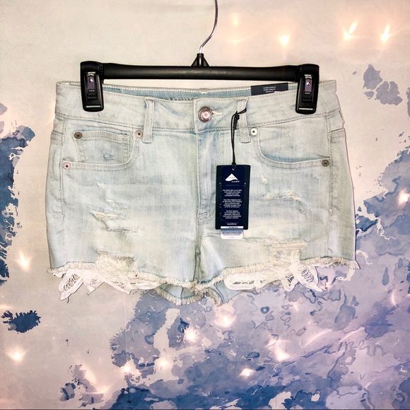 American Eagle Outfitters Pants - NWT American Eagle Hi Rise Shortie Denim Shorts